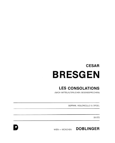 Les Consolations — Cesar Bresgen
