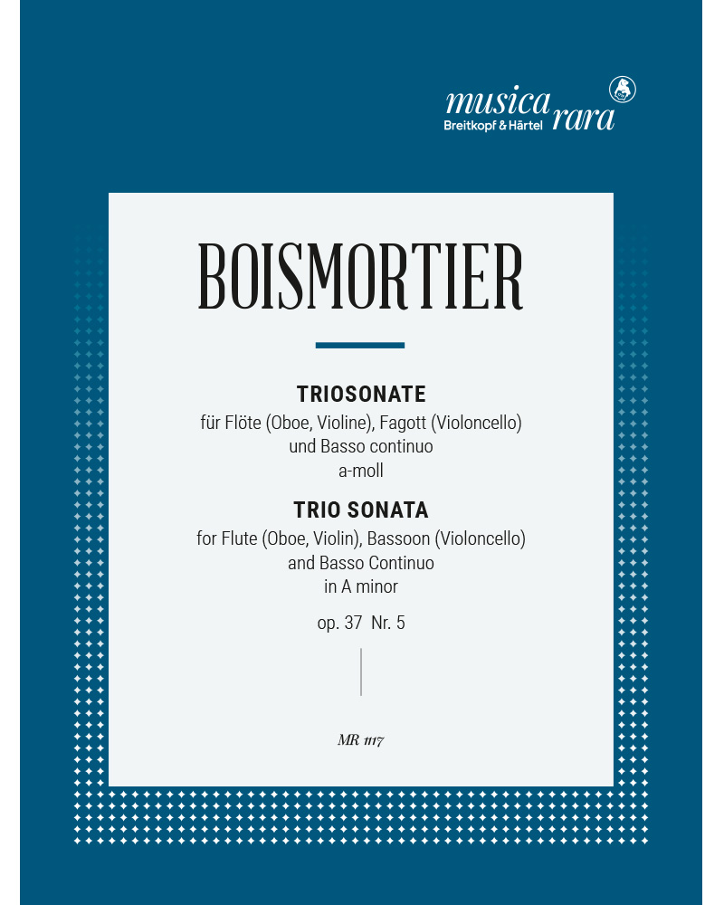 Trio Sonata No. 5 in A Minor, op. 37 — Joseph Bodin de Boismortier