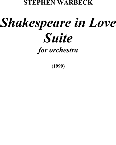 Shakespeare in Love Suite — Stephen Warbeck