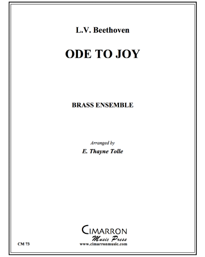 Ode to Joy — Ludwig van Beethoven