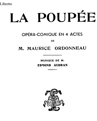 La Poupée — Edmond Audran