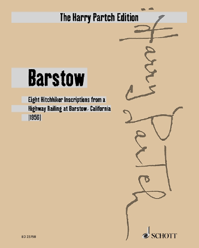 Barstow — Harry Partch