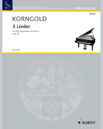 Three Songs, op. 22 — 科恩戈尔德