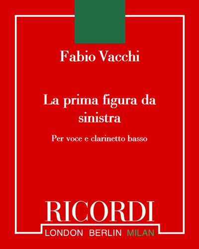 La prima figura da sinistra — Fabio Vacchi