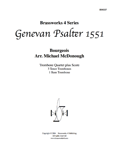 Genevan Psalter 1551 — Matthew McDonough