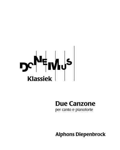 Two Songs — Alphons Diepenbrock
