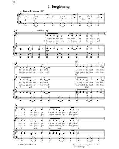 Jungle Song (from 'Along Came Man') — Lin Marsh