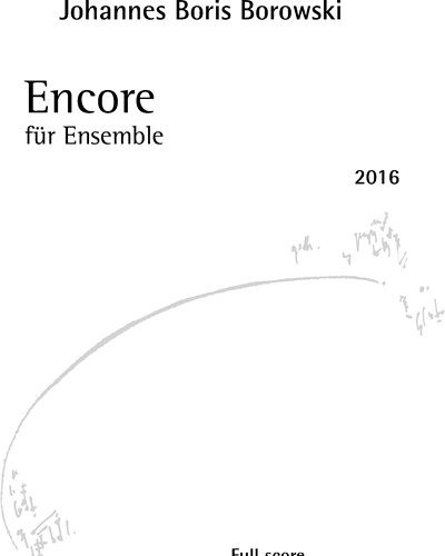 Encore — Johannes Boris Borowski