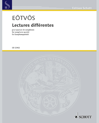 Lectures différentes — 艾厄特沃什