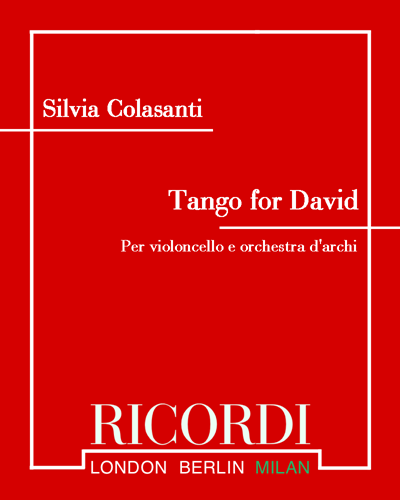 Tango for David — Silvia Colasanti