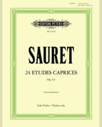 24 Etudes Caprices, Op. 64 — Emile Sauret