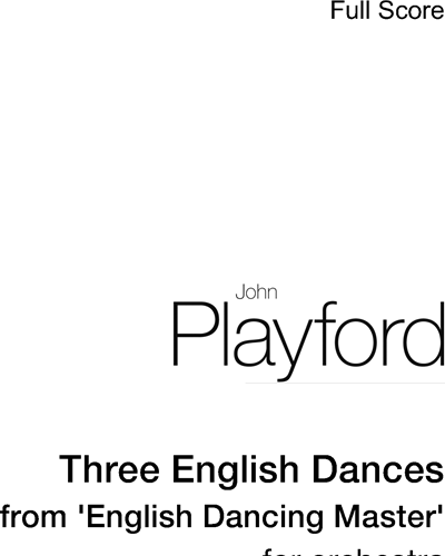 Three English Dances — John Playford