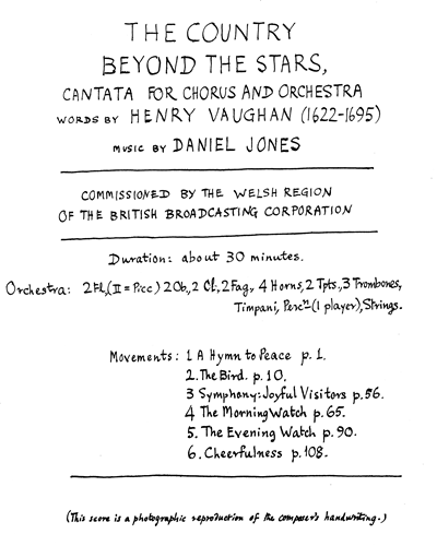 The Country Beyond the Stars — Daniel Jones