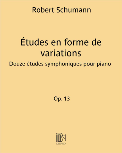 Études en forme de variations Op. 13 — 舒曼