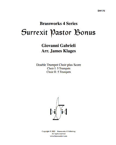 Surrexit Pastor Bonus — Giovanni Gabrieli