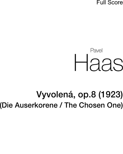 Vyvolená, op. 8 (1923) — 帕维尔·哈斯