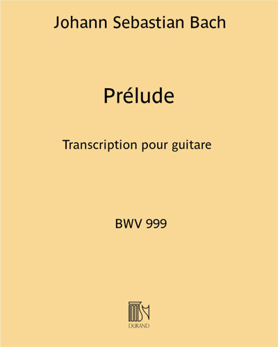 Prelude, BWV 999 — Johann Sebastian Bach