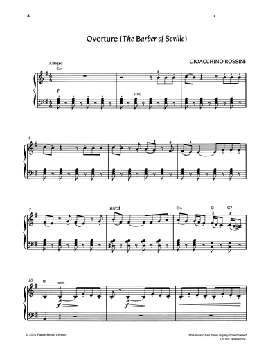 Overture to 'The Barber of Seville' — 罗西尼