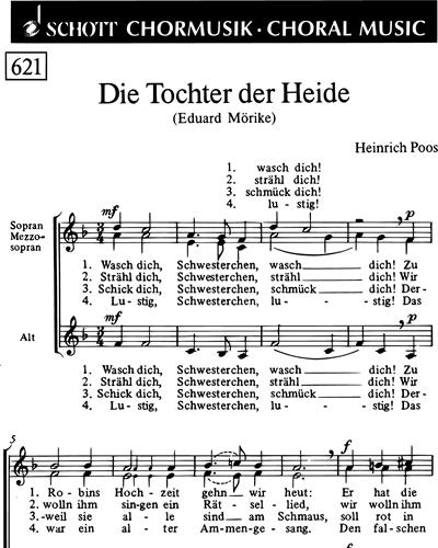 Die Tochter der Heide — Heinrich Poos