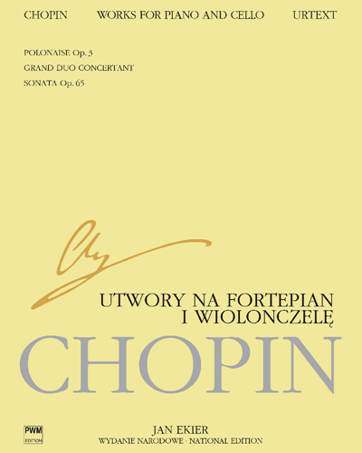Works for Piano and Cello, opp. 3 & 65 — 肖邦