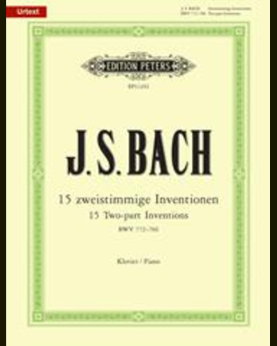 Two-part Inventions BWV 772–786 for Piano — 巴赫