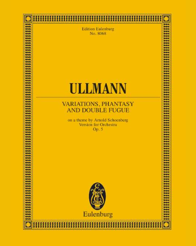 Variations, Fantasy and Double Fugue, op. 3b — 维克托·乌尔曼