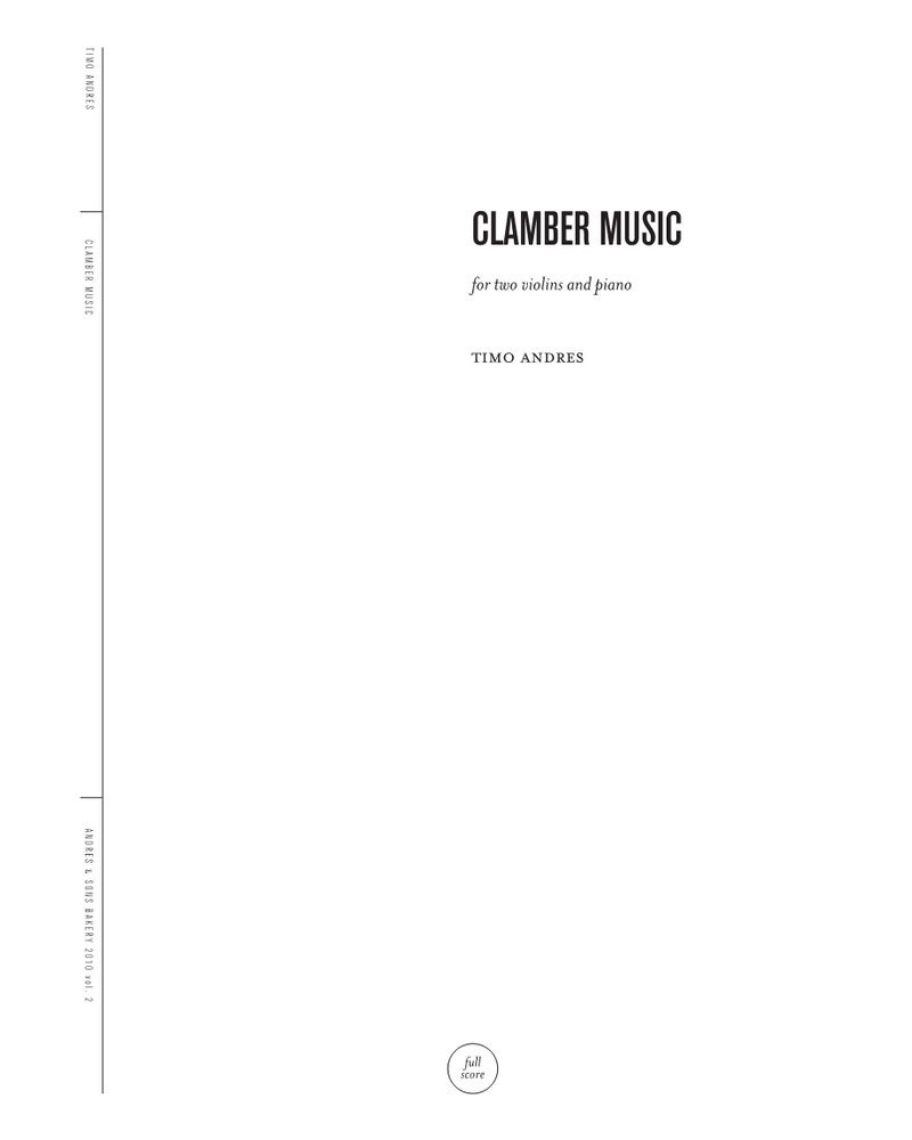 Clamber Music — Timo Andres