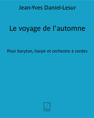 Le voyage de l'automne — Jean-Yves Daniel-Lesur