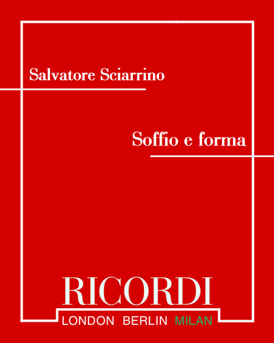 Soffio e forma — Salvatore Sciarrino