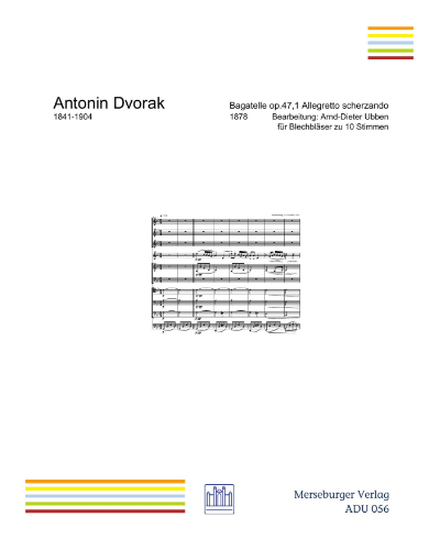 Allegretto Scherzando (from 'Bagatelles, op. 47 No. 1') — 德沃夏克