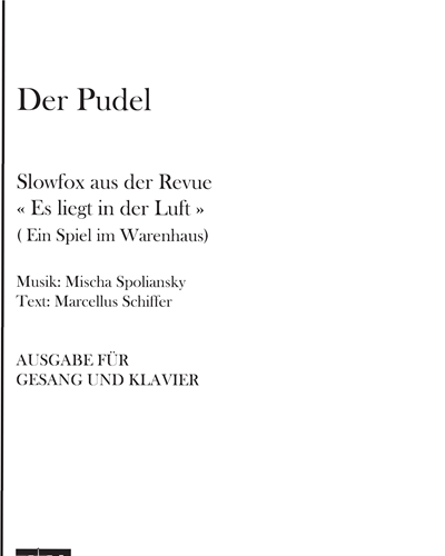 Der Prudel — Mischa Spoliansky