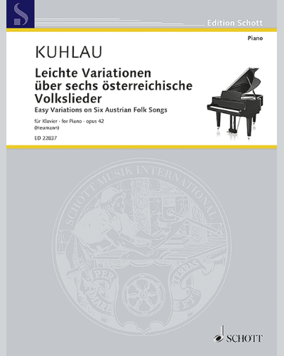 Easy Variations on six Austrian Folk Songs — 库劳