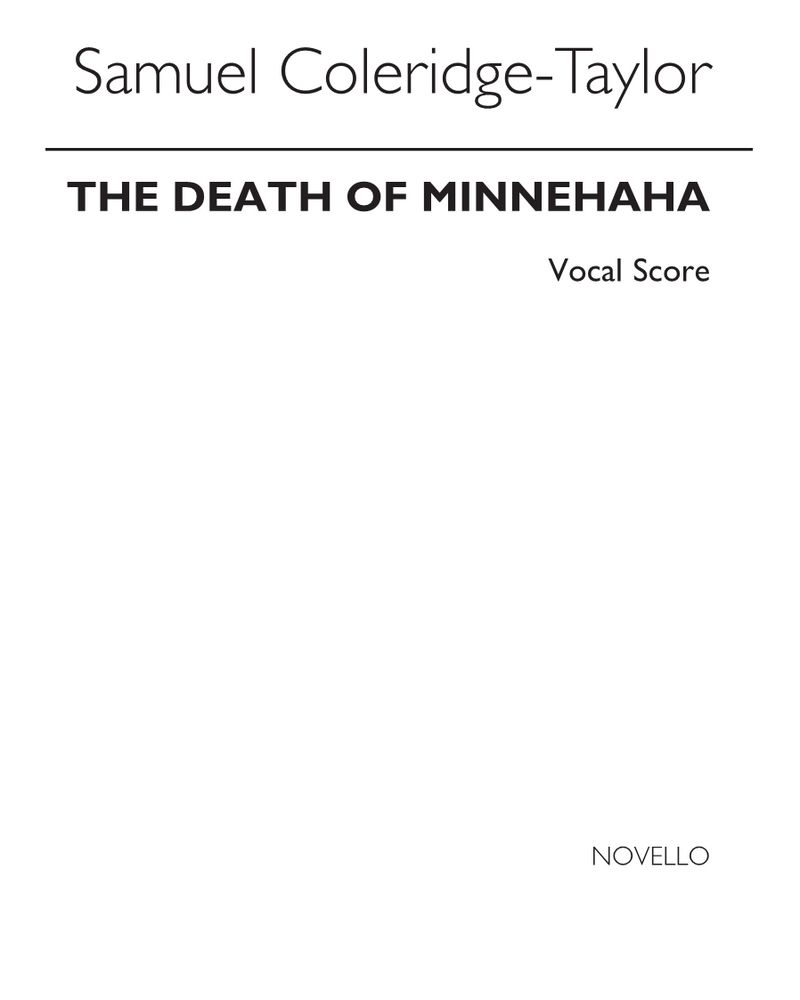 The Death of Minnehaha — 塞缪尔·柯勒律治-泰勒