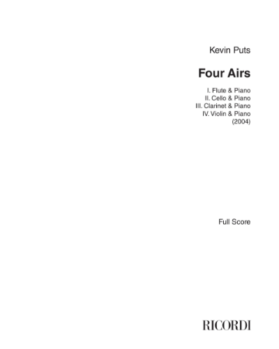 Four Airs — Kevin Puts