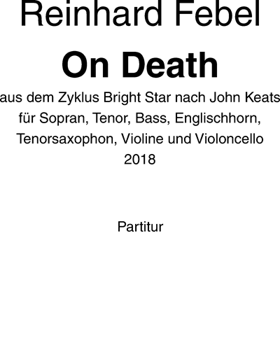 On Death — Reinhard Febel