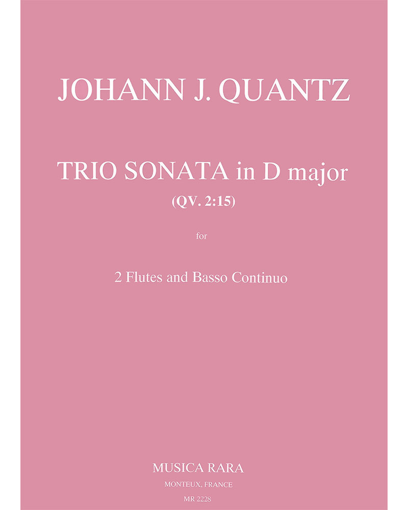 Triosonate in D major, QV 2:15 — 匡茨
