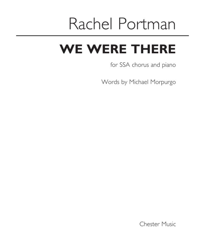 We Were There — 蕾切尔·波特曼