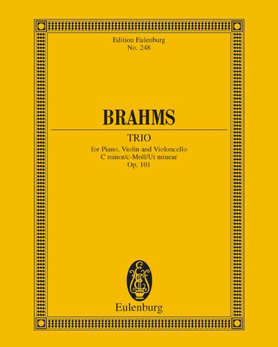 Piano Trio in C minor, op. 101 — 勃拉姆斯