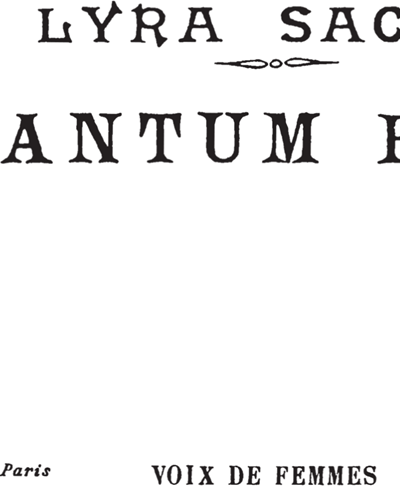 Tantum Ergo, op. 9 — 马塞尔·迪普雷