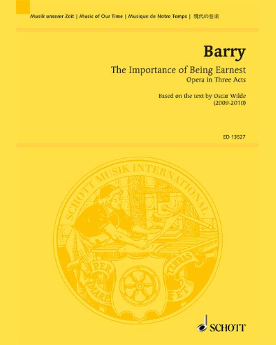 The Importance of Being Earnest — Gerald Barry