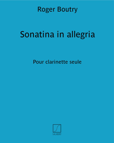 Sonatina in allegria — Roger Boutry