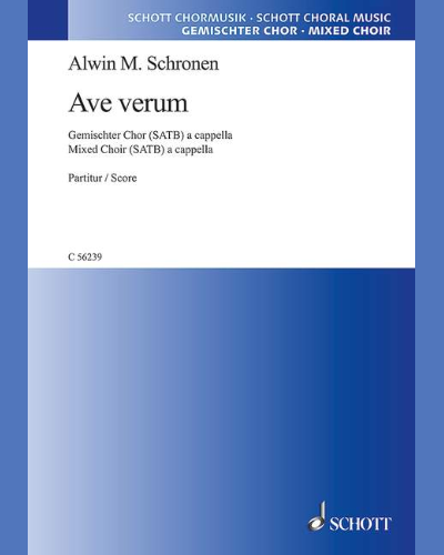 Ave verum — Alwin Michael Schronen