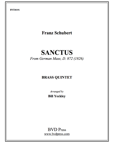 Sanctus (from 'German Mass, D 872') — 舒伯特
