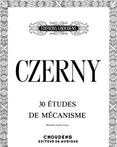 Thirty Études De Mécanisme, op. 849 — 车尔尼