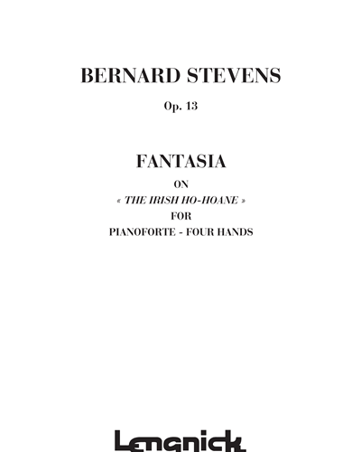Fantasia on 'The Irish ho-hoane' — Bernard Stevens