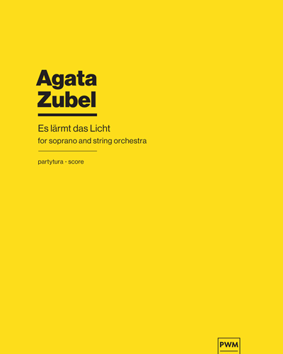 Es lärmt das Licht — Agata Zubel