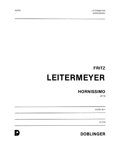 Hornissimo, op. 76 — Fritz Leitermeyer