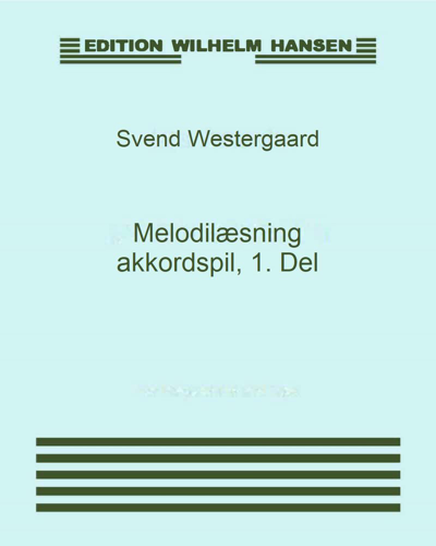 Melodilæsning akkordspil, 1. Del — Svend Westergaard
