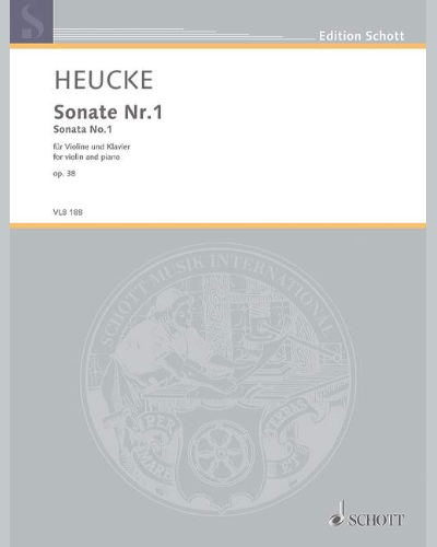 Sonata No. 1, op. 38 — Stefan Heucke
