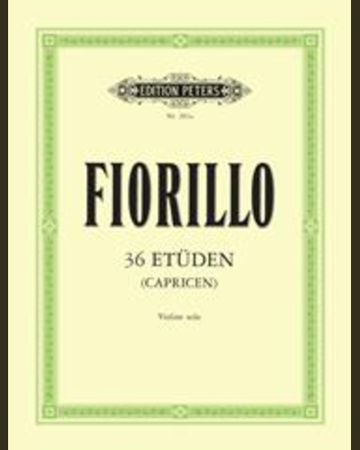 36 Etudes (Caprices) for Violin — Johann Sebastian Bach